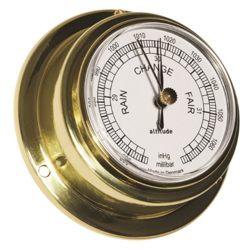 Барометр Altitude, 89 мм, латунь, Delite.