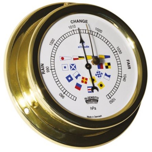 Барометр Altitude, 106 мм, латунь, Delite.