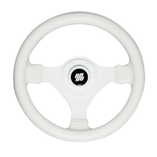 Руль V45W, 280 мм, термопластик, белый, Ultraflex.